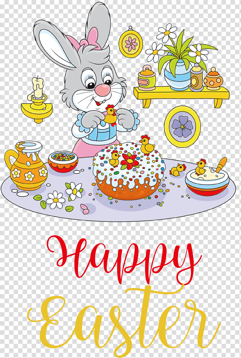 Happy Easter Day Easter Day Blessing easter bunny, Cute Easter, Drawing, Cartoon, Royaltyfree, Silhouette transparent background PNG clipart