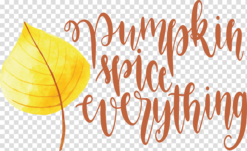 Pumpkin spice everything Pumpkin Thanksgiving, Autumn, Leaf, Yellow, Meter, Fruit, Plants transparent background PNG clipart