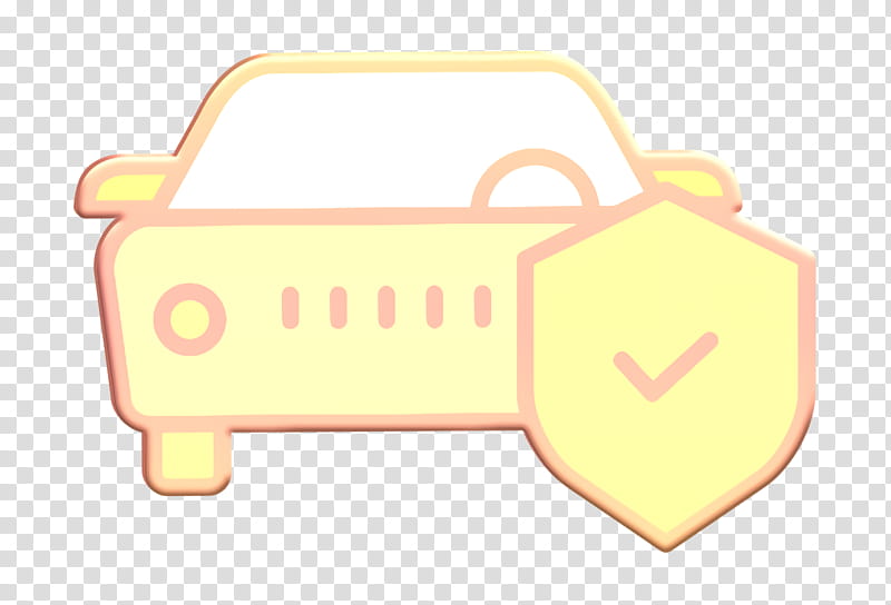 Car icon Insurance icon Car insurance icon, Logo, Yellow, Line, Meter, Mathematics, Geometry transparent background PNG clipart
