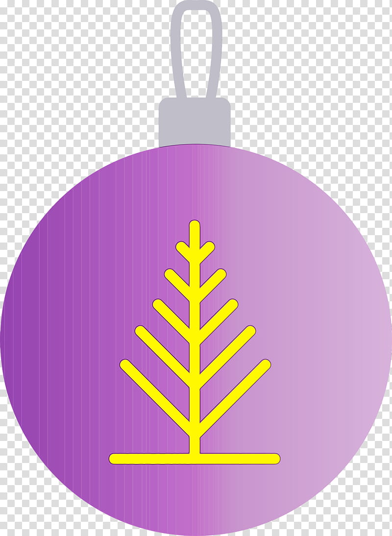 Christmas ornament, Christmas Bulbs, Christmas Ornaments, Watercolor, Paint, Wet Ink, Purple, Tree transparent background PNG clipart