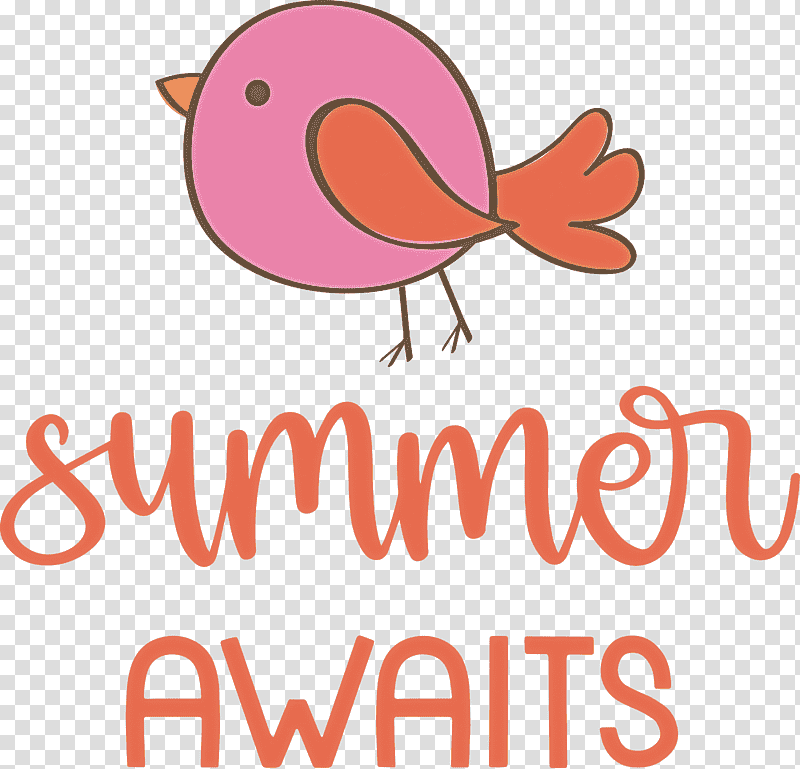 Summer Awaits Summer Summer vacation, Summer
, Logo, Cartoon, Line, Meter, Beak transparent background PNG clipart