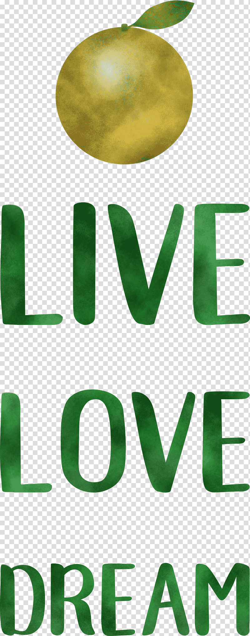 Live Love Dream, Logo, Green, Meter transparent background PNG clipart