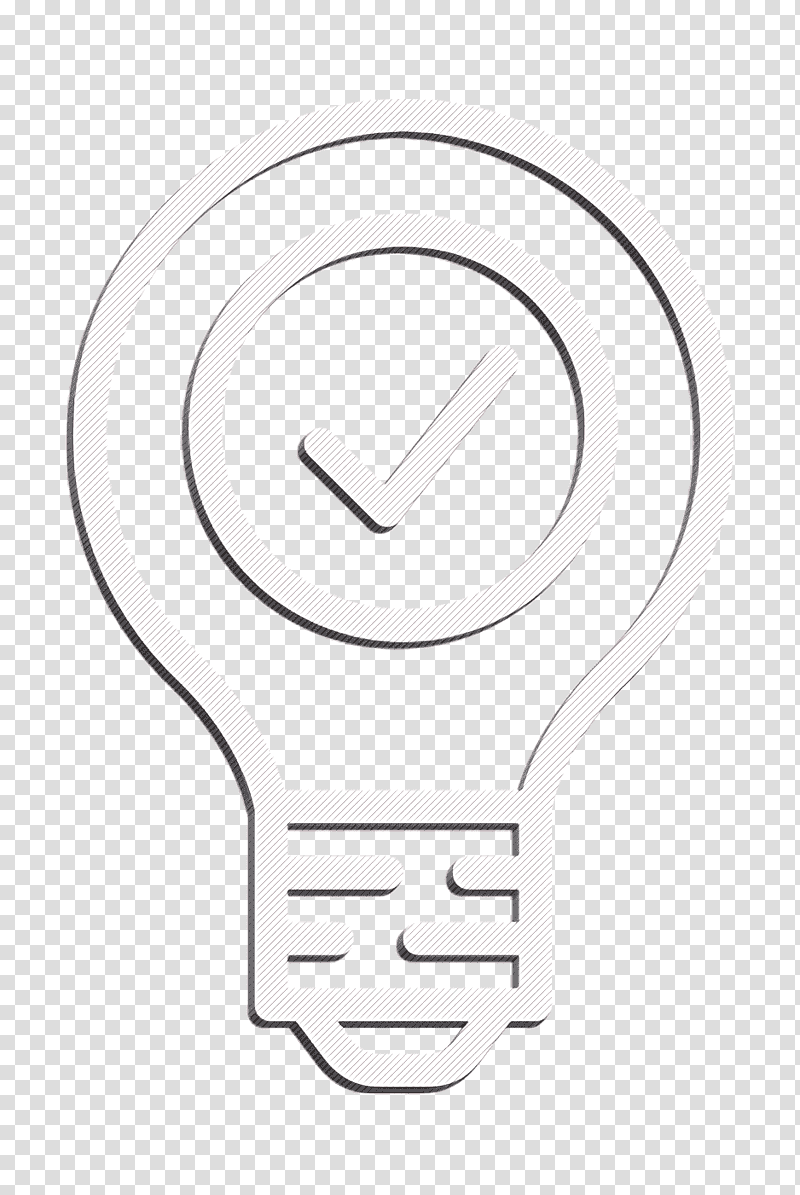 Constructions icon Idea icon Light bulb icon, Logo, Emblem, Black And White
, Meter transparent background PNG clipart