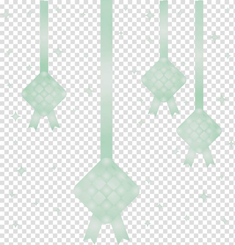 angle line pattern green, Ketupat, Watercolor, Paint, Wet Ink transparent background PNG clipart