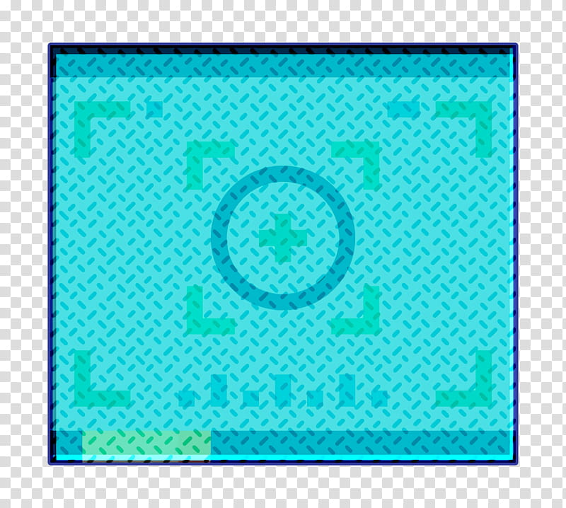 Viewfinder icon Film Director icon Camera icon, Green, Aqua, Turquoise, Teal, Circle, Line, Electric Blue transparent background PNG clipart