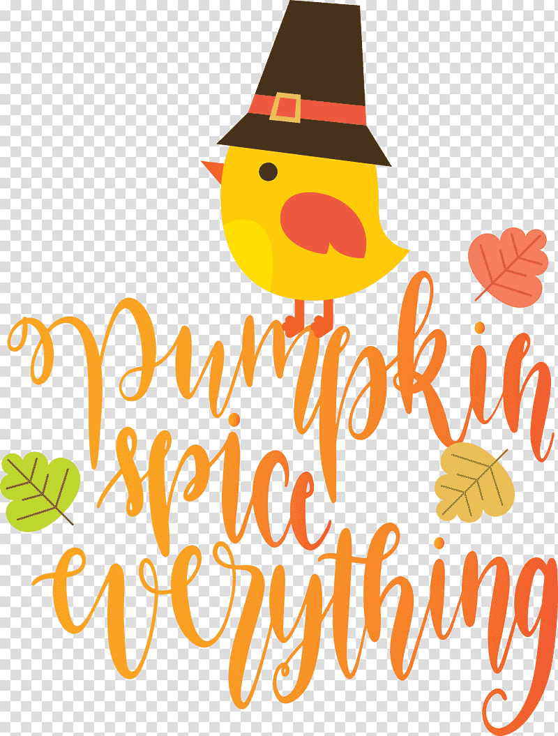 Pumpkin spice everything Pumpkin Thanksgiving, Autumn, Yellow, Line, Meter, Flower, Happiness transparent background PNG clipart