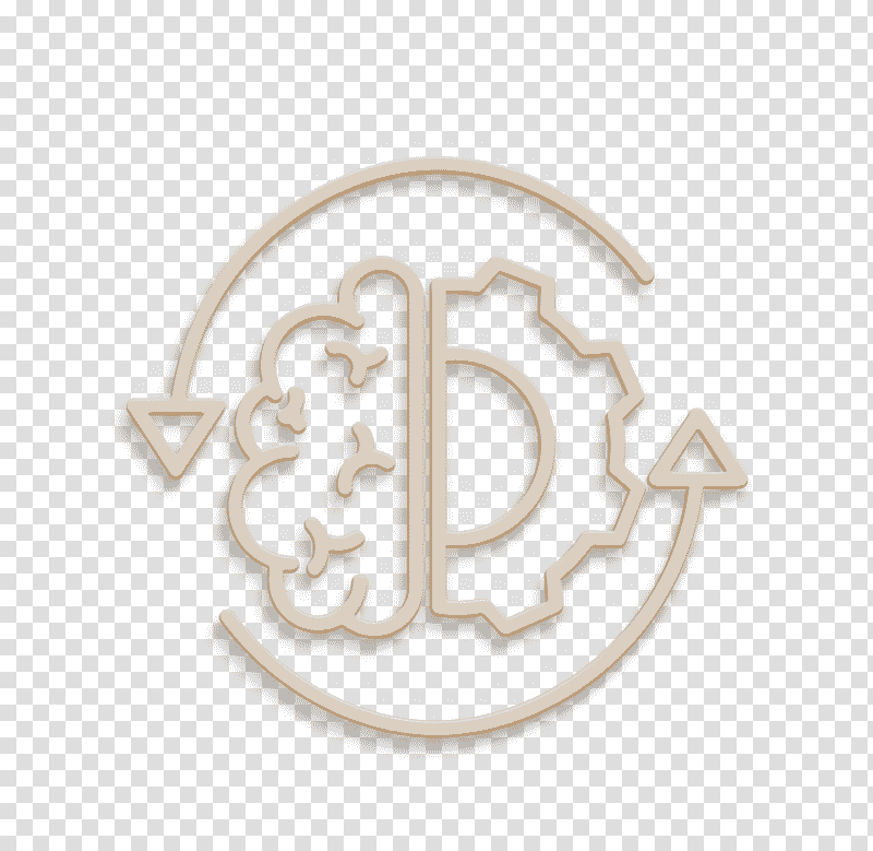 Process icon Artificial Intelligence icon Brain process icon, User, Symbol transparent background PNG clipart