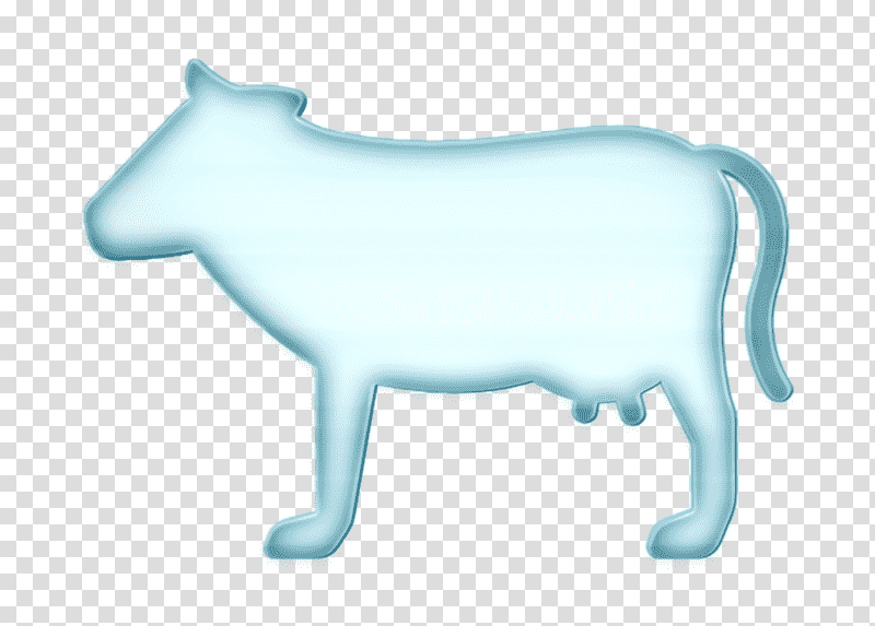 Cow icon Animals and nature icon, Cat, Snout, Dog, Meter, Tail, Biology transparent background PNG clipart