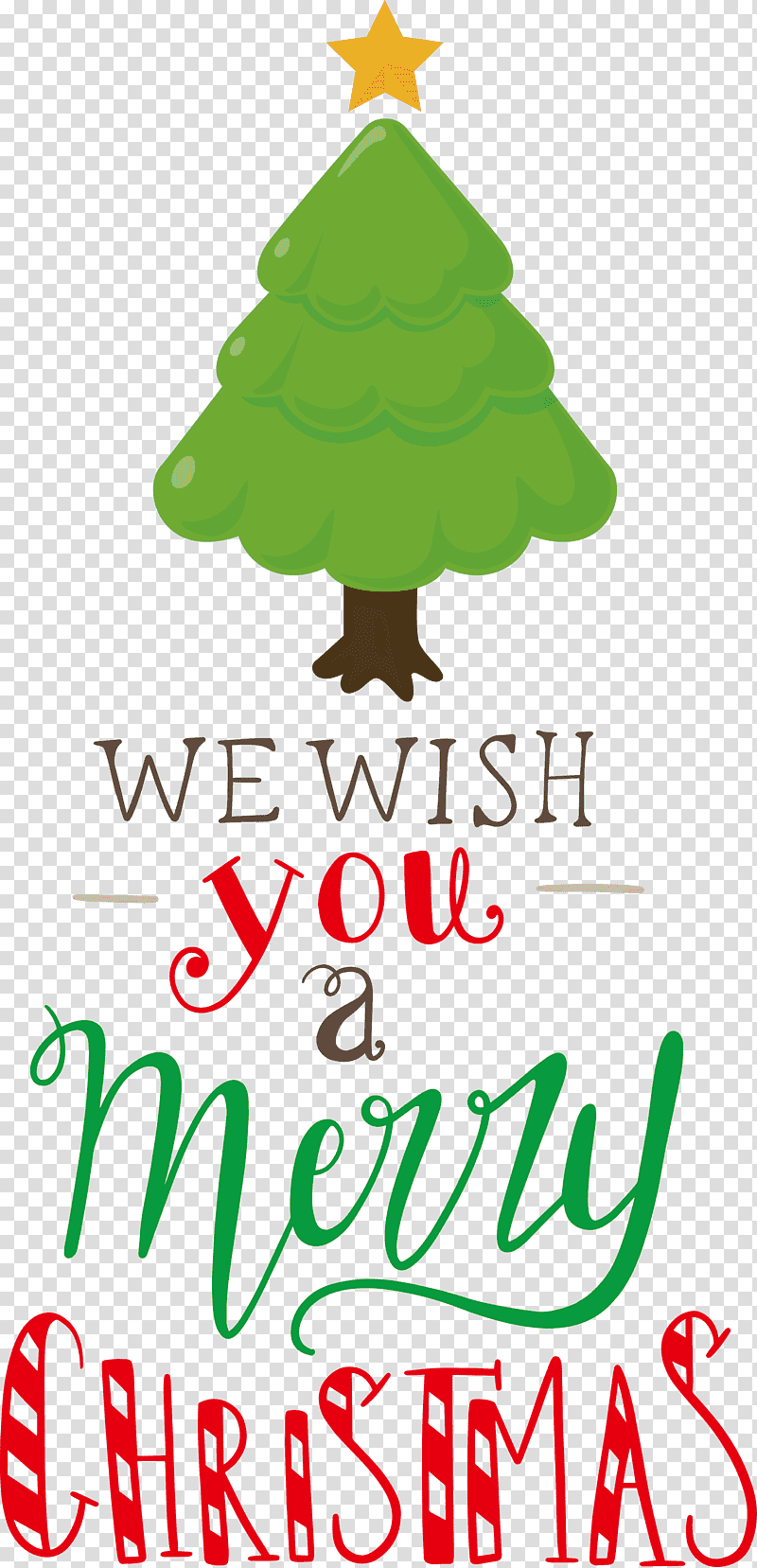Merry Christmas We Wish You A Merry Christmas, Christmas Tree, Christmas Day, Holiday Ornament, Christmas Ornament, Christmas Ornament M, Line transparent background PNG clipart