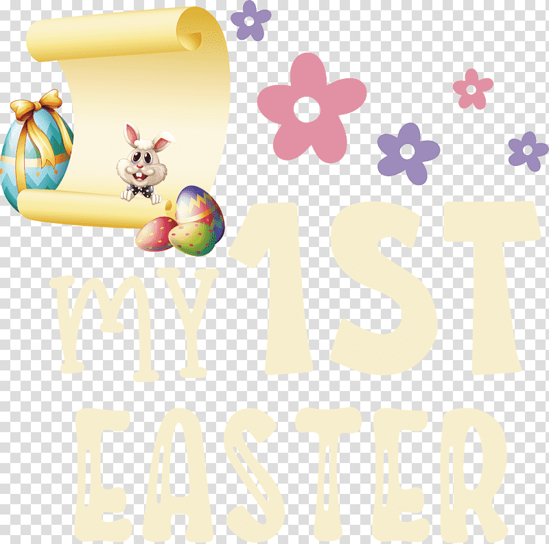 My 1st Easter easter bunny easter day, Greeting Card, Felicitare De Paste, Gratis, Paper, Gift, Drawing transparent background PNG clipart