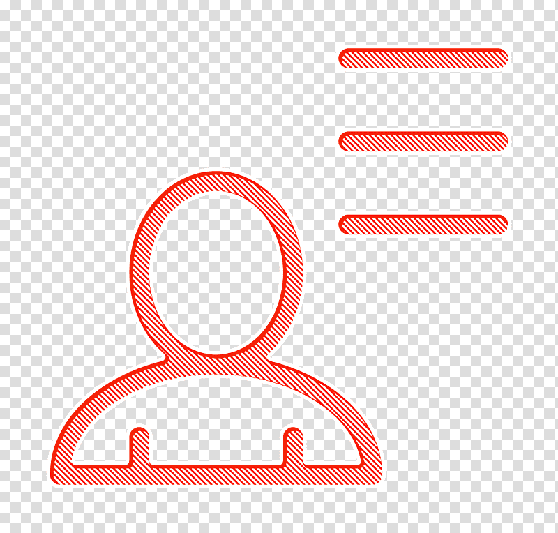 Setup icon User List icon Web UI icon, People Icon, Red, Line, Meter, Mathematics, Geometry transparent background PNG clipart