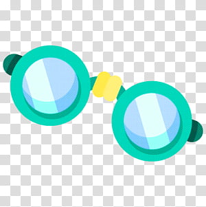 back to school school supplies, Eyewear, Personal Protective Equipment, Glasses, Aqua, Goggles, Turquoise, Azure transparent background PNG clipart thumbnail