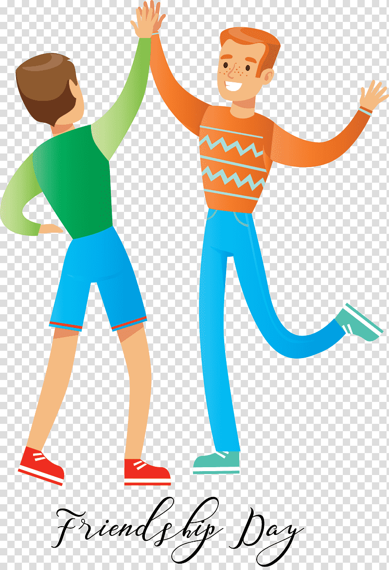 Friendship Day, International Friendship Day, High Five, Royaltyfree transparent background PNG clipart