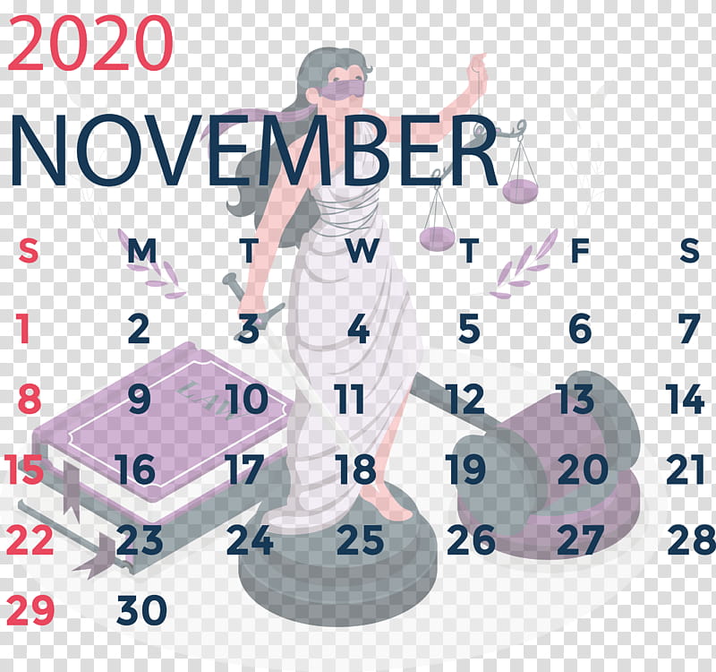 November 2020 Calendar November 2020 Printable Calendar, Shoe, Line, Area, Meter transparent background PNG clipart