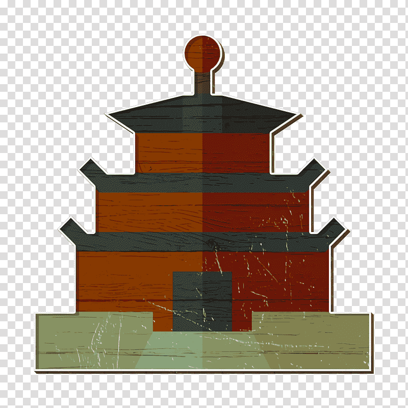 Chinese temple icon China icon History icon, Spanish Language, Index Card transparent background PNG clipart