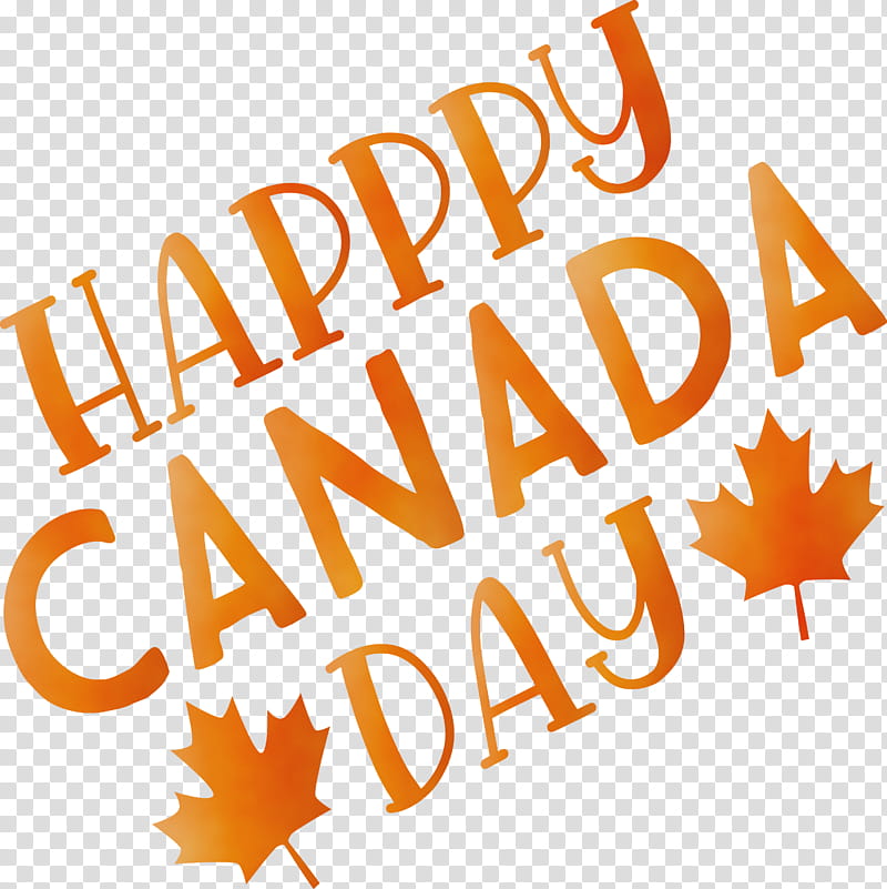 logo canada orange s.a. area, Canada Day, Fete Du Canada, Watercolor, Paint, Wet Ink, Orange Sa, Line transparent background PNG clipart