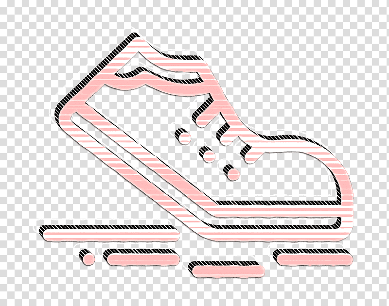 Walk icon Free Time icon, Shoe, Meter, Line, Computer Hardware, Geometry, Mathematics transparent background PNG clipart