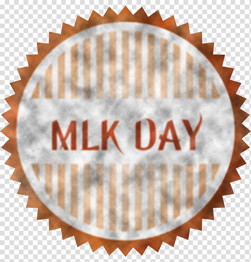 MLK Day Martin Luther King Jr. Day, Martin Luther King Jr Day, Brown, Baking Cup, Logo, Circle, Label transparent background PNG clipart