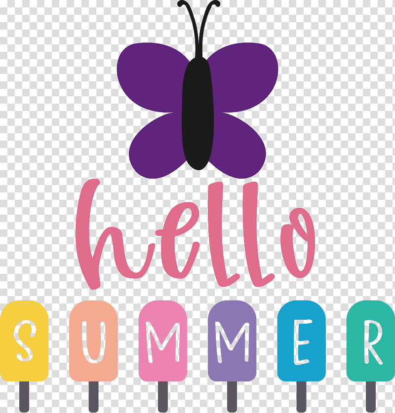 Hello Summer Happy Summer Summer, Summer
, Logo, Pollinator, Lilac M, Meter, Line transparent background PNG clipart
