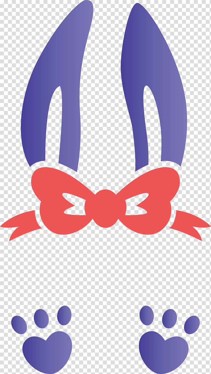 Easter bunny Easter Day Rabbit, Electric Blue, Costume Accessory, Bow Tie transparent background PNG clipart