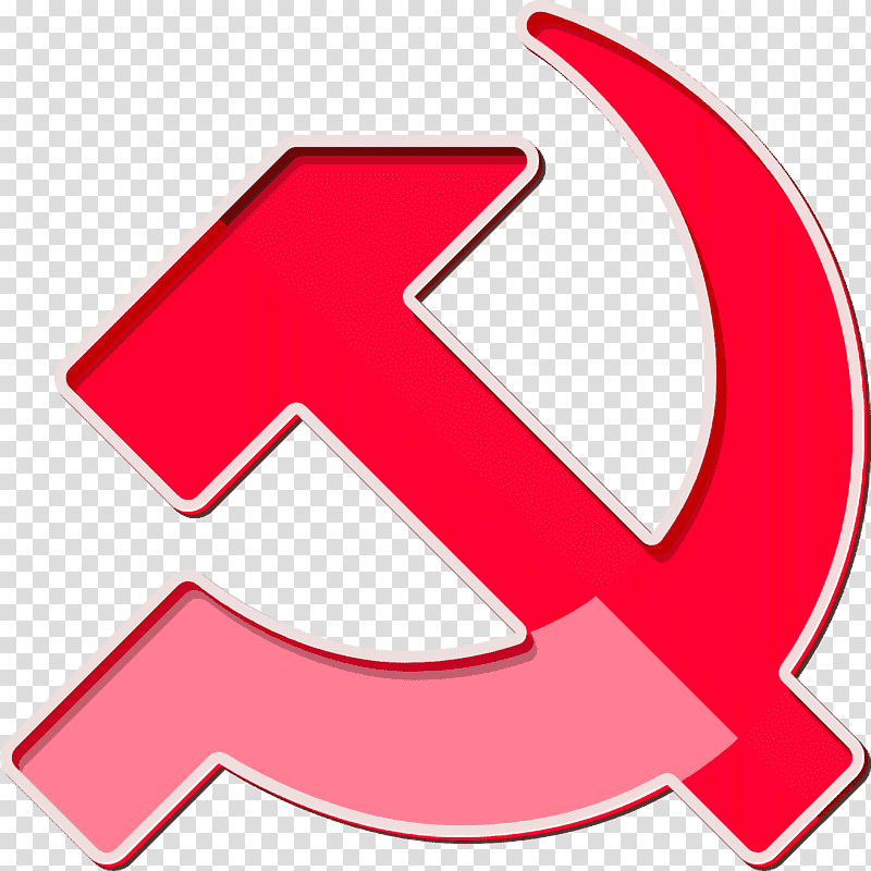 Hammer icon Russia icon Communist icon, Logo, Symbol, Red, Line, Meter, Mathematics transparent background PNG clipart