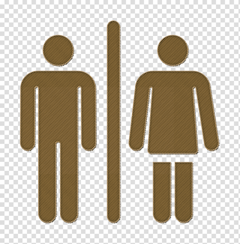 Toilets icon Airport Human Pictograms icon Unisex icon, Royaltyfree, Cartoon, Logo transparent background PNG clipart