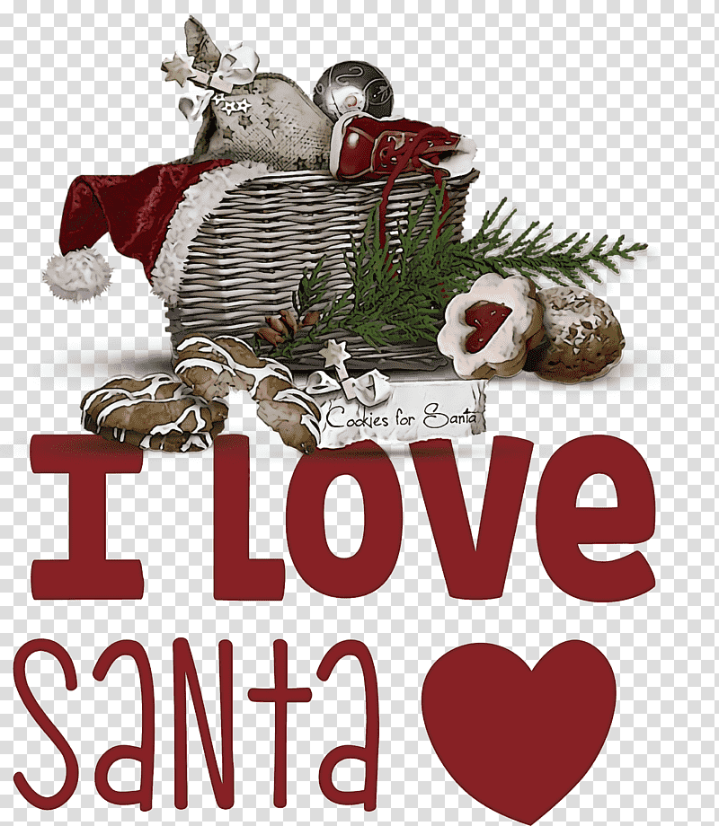 I Love Santa Santa Christmas, Christmas , Christmas Day, Highdefinition Video, Blog, Song, Christmas Ornament transparent background PNG clipart