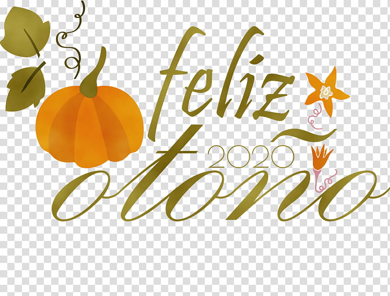 Floral design, Feliz Otoño, Happy Fall, Happy Autumn, Watercolor, Paint, Wet Ink, Greeting Card transparent background PNG clipart