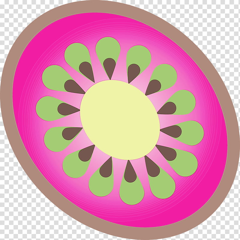 pink circle automotive wheel system wheel magenta, Kiwi, Watercolor, Paint, Wet Ink, Plant, Plate, Oval transparent background PNG clipart