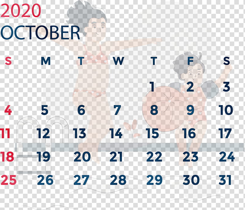 icon line font point area, October 2020 Calendar, October 2020 Printable Calendar, Watercolor, Paint, Wet Ink, Calendar System, Behavior transparent background PNG clipart
