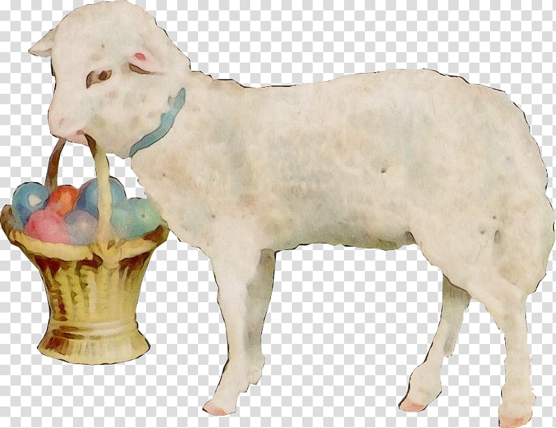 animal figure figurine sheep sheep cow-goat family, Watercolor, Paint, Wet Ink, Cowgoat Family, Live, Goats, Toy transparent background PNG clipart