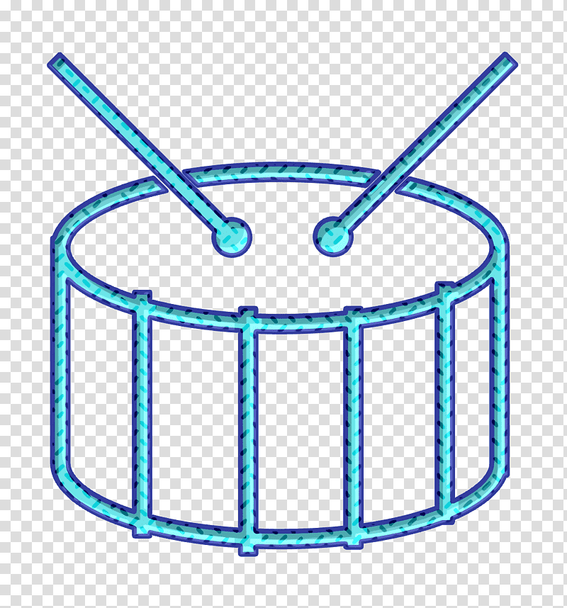 Drums icon Drummer icon IOS7 Set Lined 1 icon, Bakery, Restaurant, Service, Sticker, Kobe transparent background PNG clipart