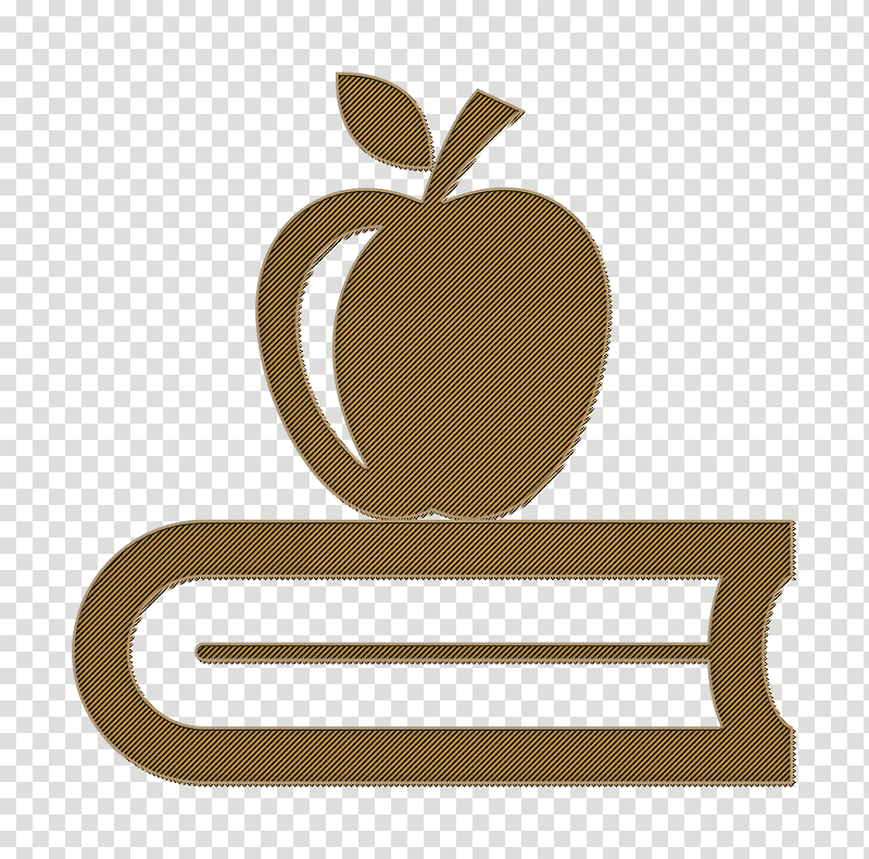 education icon Class icon Book with apple icon, Scholastics Icon, Publishing, Textbook, Apple Books, Ebook, Online Book transparent background PNG clipart