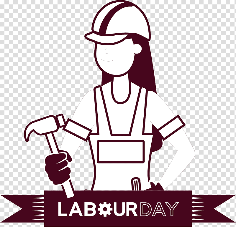 labour day labor day, Logo, Organization, Cartoon, Black And White
, Public Relations, Meter transparent background PNG clipart