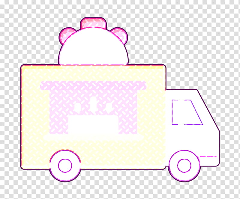 Fast Food icon Truck icon Food truck icon, Pink, Transport, Vehicle, Car transparent background PNG clipart