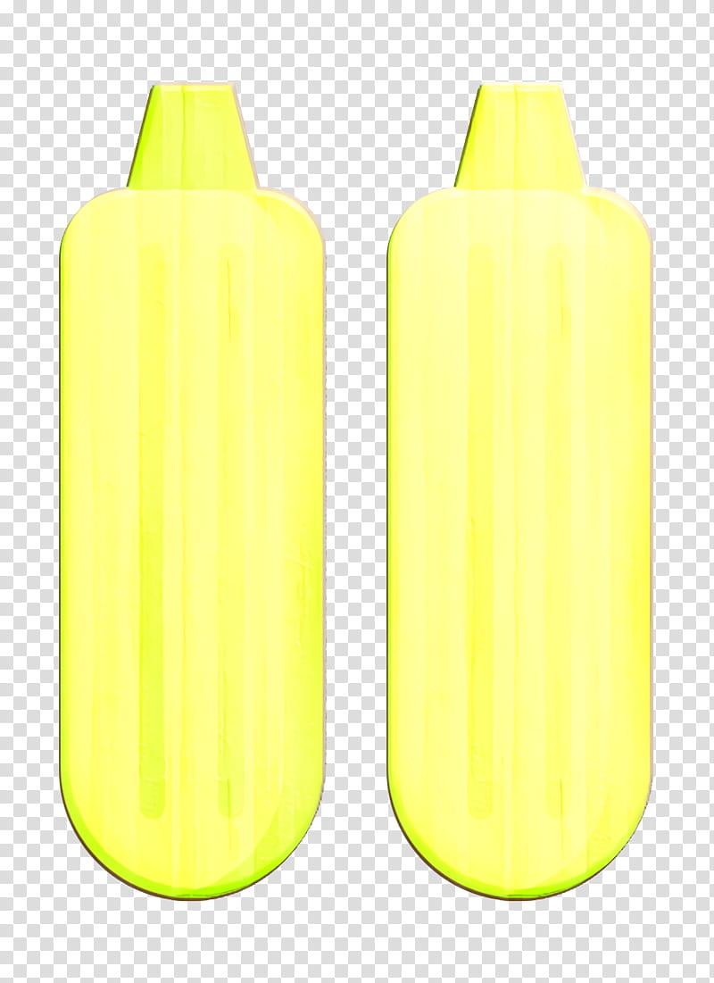 Fruits and Vegetables icon Zucchini icon, Yellow, Plastic Bottle transparent background PNG clipart