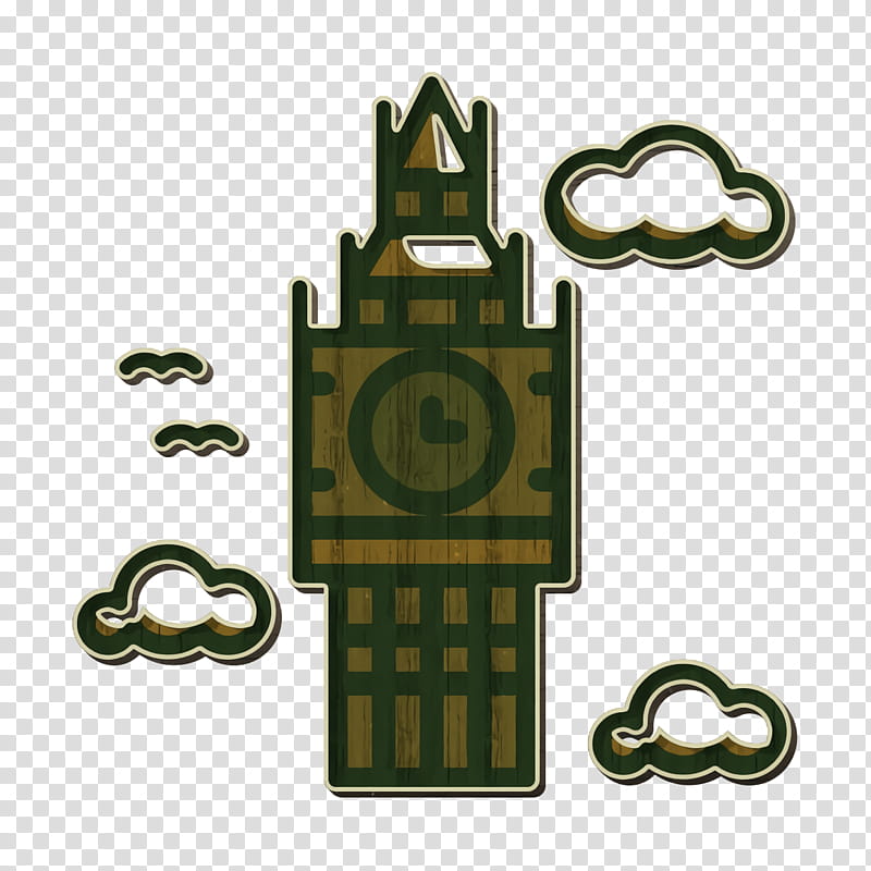 Architecture and city icon Travel icon Big ben icon, Brass, Metal, Symbol, Bronze transparent background PNG clipart