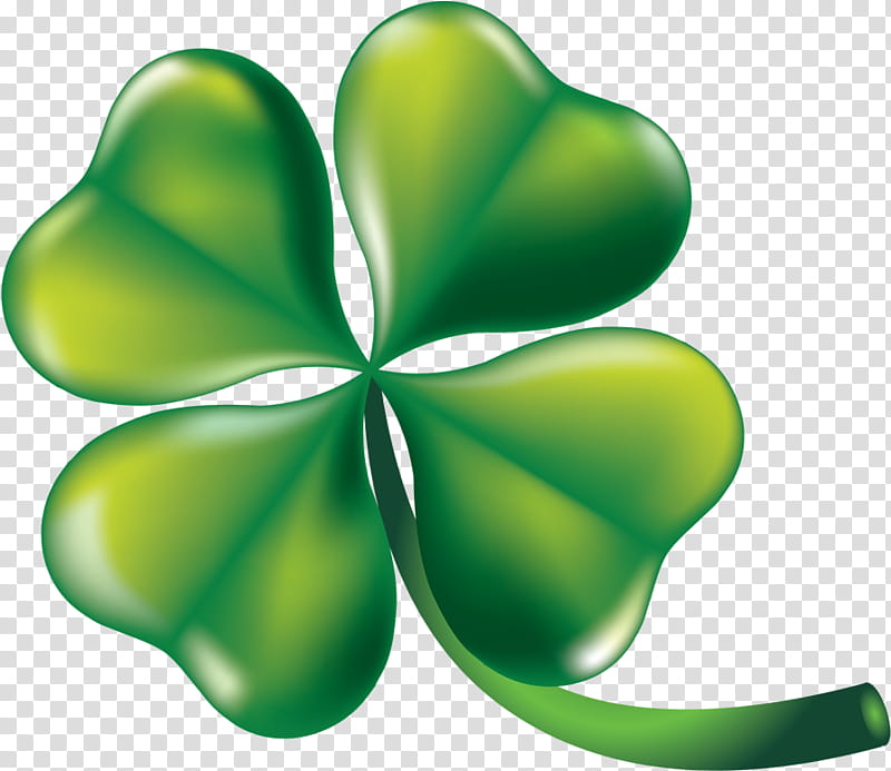 Green Leaf, Fourleaf Clover, Shamrock, Quatrefoil, Cloverleaf Interchange, Luck, Alsike Clover, Symbol transparent background PNG clipart