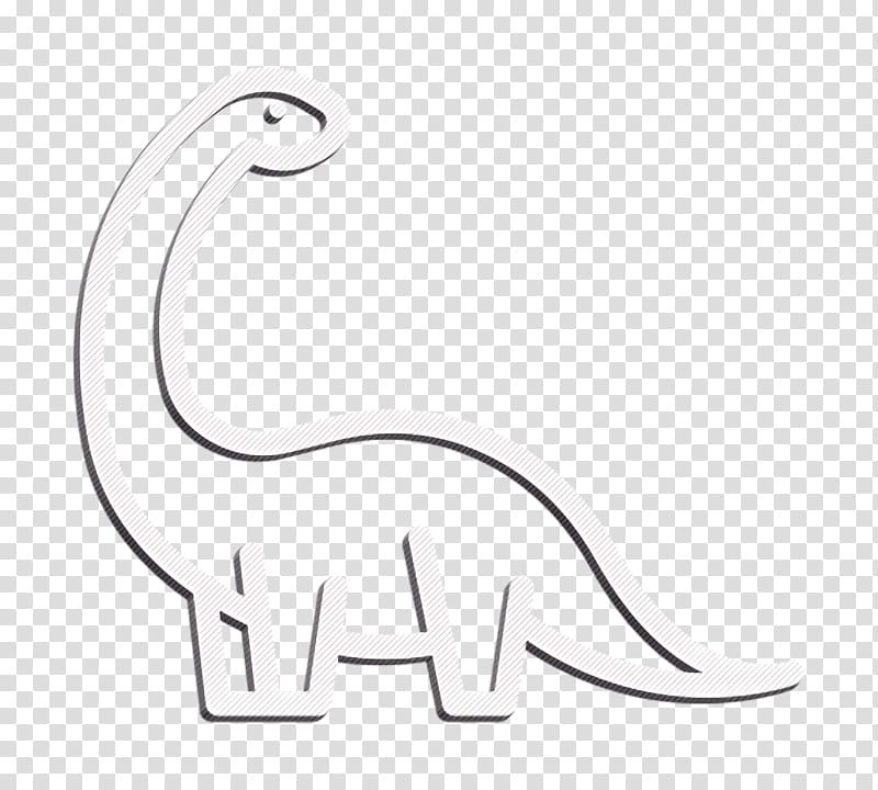 Dinosaurs icon Dinosaur icon Diplodocus icon, Logo, Black And White
, Meter, Science, Biology transparent background PNG clipart