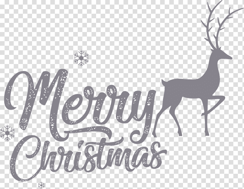 Reindeer, Merry Christmas, Watercolor, Paint, Wet Ink, Antler, Logo transparent background PNG clipart