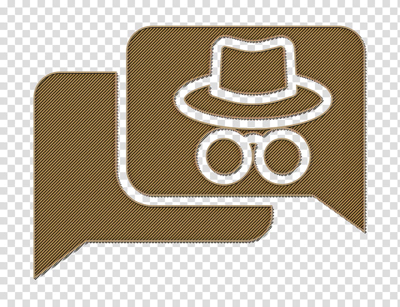 Hacker icon Cyber icon, Hat, Cowboy Hat, Brown, Headgear, Fedora, Beige, Logo transparent background PNG clipart