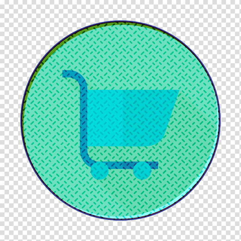 Supermarket icon Ecommerce icon Shopping cart icon, Green, Meter, Symbol, Line, Turquoise, Microsoft Azure transparent background PNG clipart