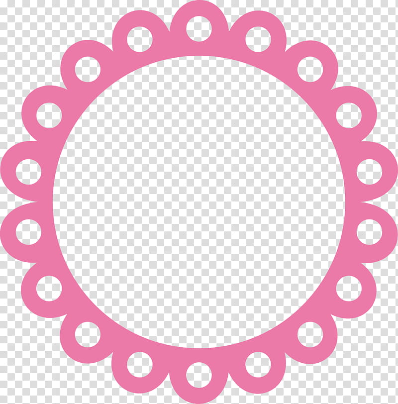 Monogram Frame, Pink, Circle, Magenta, Oval transparent background PNG clipart