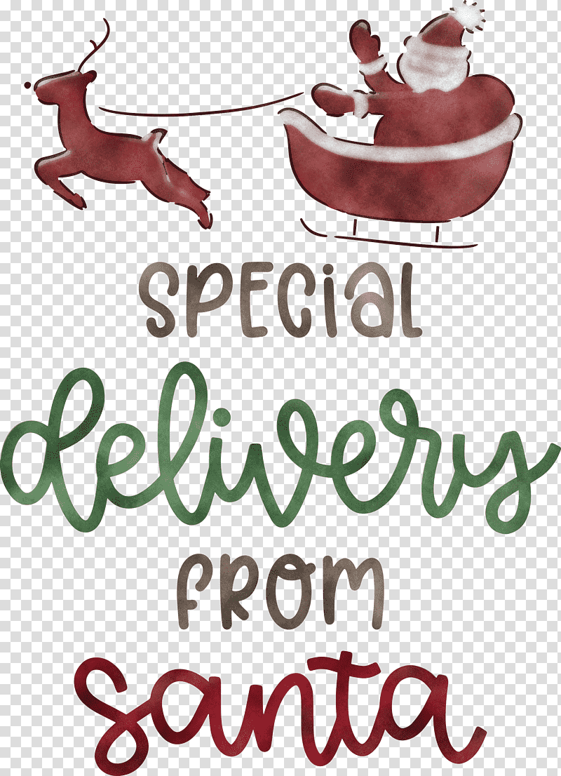 Special Delivery From Santa Santa Christmas, Christmas , Meter, Mtree, Fruit, Science, Biology transparent background PNG clipart