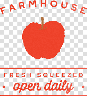 farmhouse fresh squeezed open daily, Line, Meter, Valentines Day, Apple, Fruit, Geometry transparent background PNG clipart thumbnail
