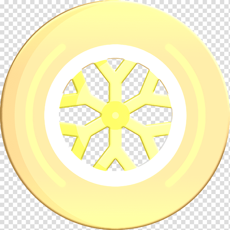 Wheel icon Tire icon Formula 1 icon, Circle, Yellow, Symbol, Mathematics, Analytic Trigonometry And Conic Sections, Precalculus transparent background PNG clipart