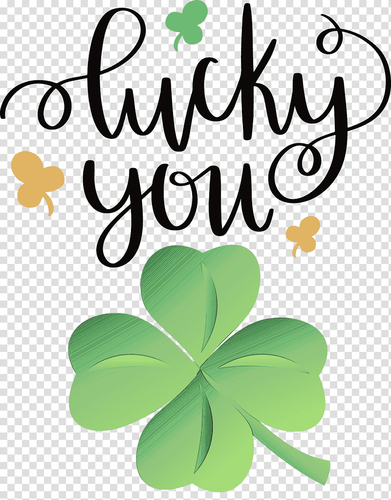 Saint Patrick's Day, Lucky You, St Patricks Day, Watercolor, Paint, Wet Ink, Saint Patricks Day transparent background PNG clipart