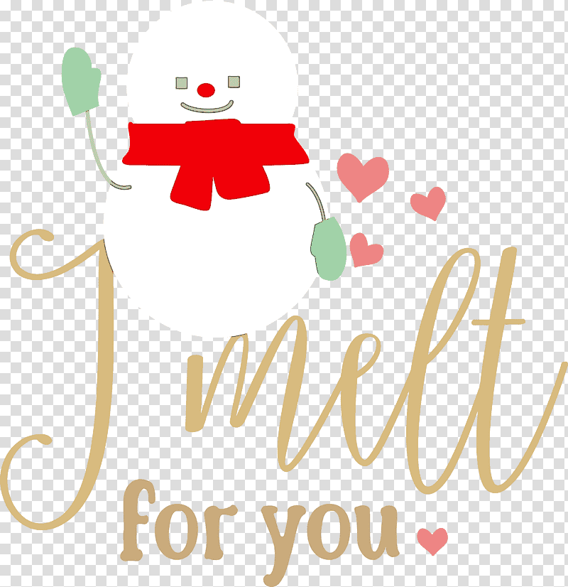 logo character line meter happiness, I Melt For You, Snowman, Winter
, Watercolor, Paint, Wet Ink transparent background PNG clipart