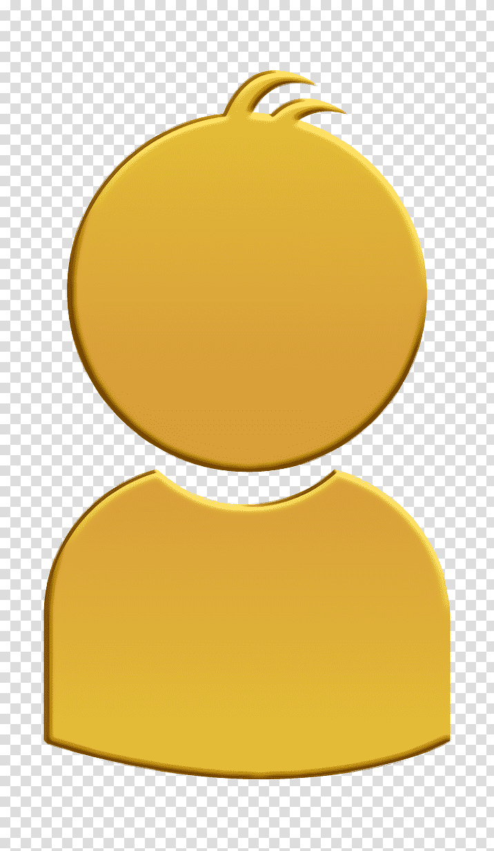 Humans 3 icon Boy icon, Yellow, Meter, Material, Fruit transparent background PNG clipart