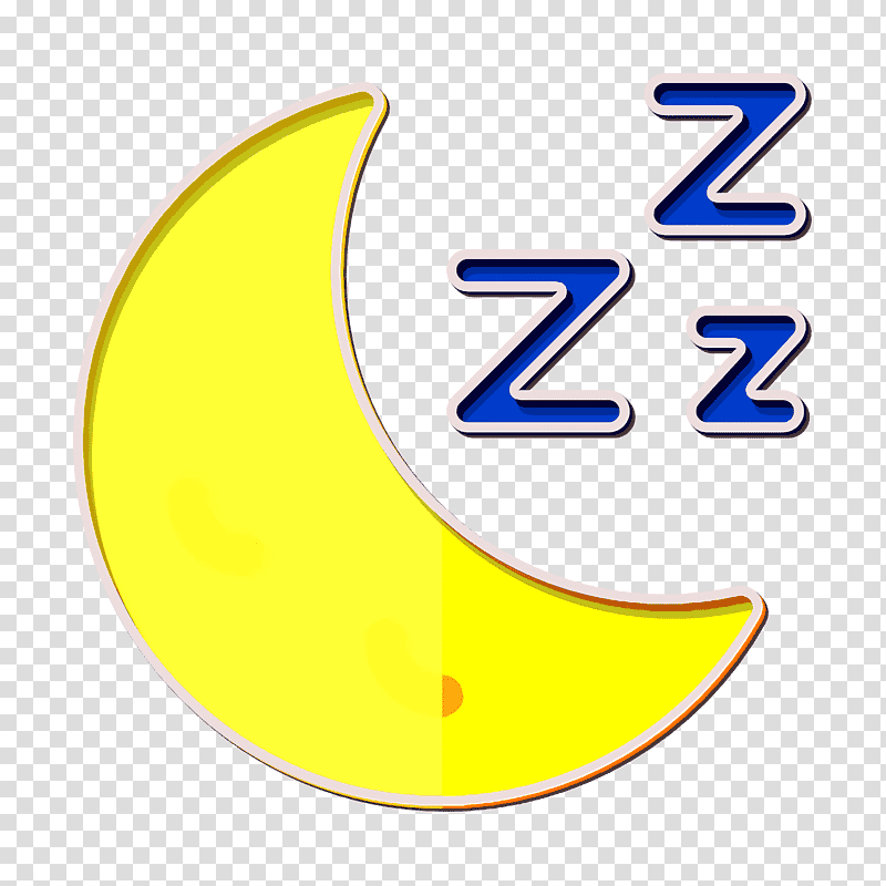 Sleep icon Free Time icon, Logo, Meter, Yellow transparent background PNG clipart